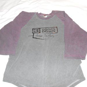 2/$8 Murina 3/4 sleeve Tee 3 Doors Down Large